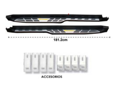 Estribos laterales Hyundai Santa Fe 19-20